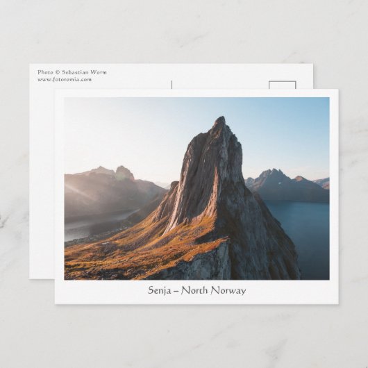 Noorwegen Senja Island Briefkaart (Voorkant / Achterkant)