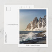 Noorwegen Senja Island Briefkaart (Voorkant / Achterkant)