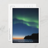 Noorwegen Senja Northern Lights Briefkaart (Voorkant / Achterkant)