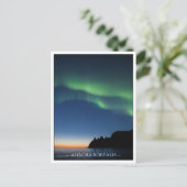 Noorwegen Senja Northern Lights Briefkaart (Staand voorkant)
