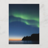 Noorwegen Senja Northern Lights Briefkaart (Voorkant)