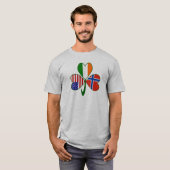 Noorwegen Shamrock T-shirt (Voorkant volledig)