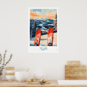 Noorwegen Ski Print 1 (Keuken)