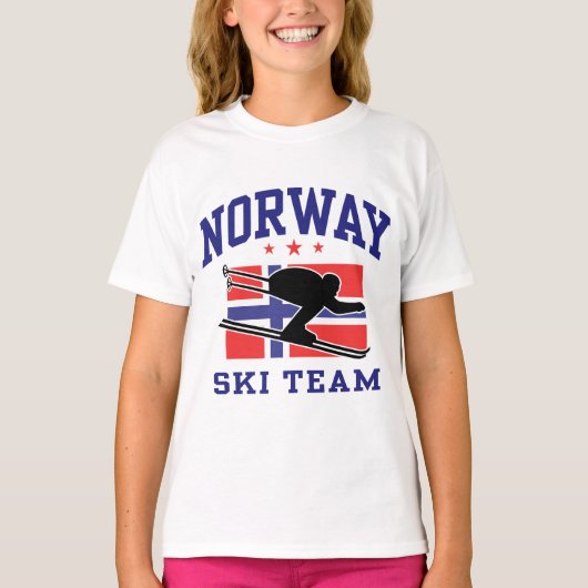 Noorwegen Ski Team T-shirt (Voorkant)