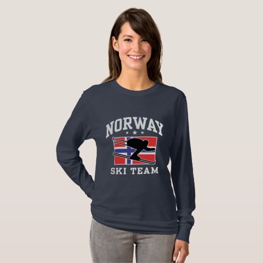 Noorwegen Ski Team T-shirt (Voorkant volledig)