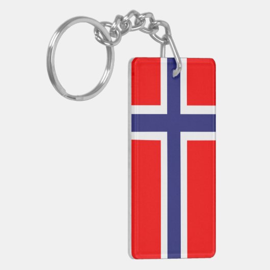 Noorwegen Sleutelhanger (Voorkant Links)