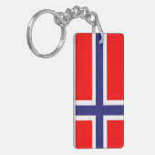 Noorwegen Sleutelhanger (Voorkant Links)