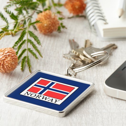 Noorwegen Sleutelhanger (Zijkant)