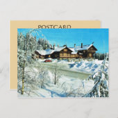  Noorwegen, sneeuw in de winterbergen Briefkaart (Voorkant / Achterkant)