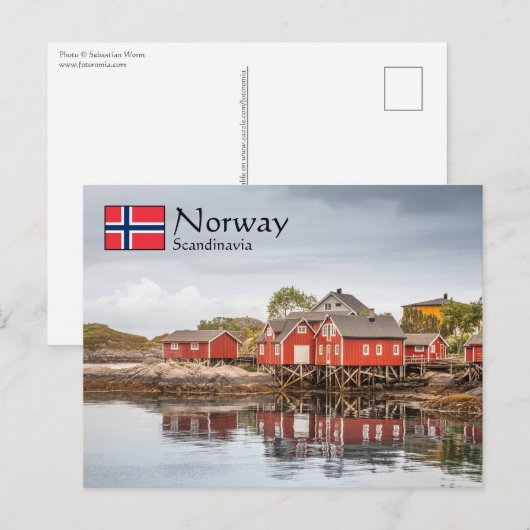 Noorwegen Souvenir Briefkaart (Voorkant / Achterkant)