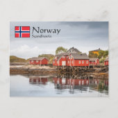 Noorwegen Souvenir Briefkaart (Voorkant)