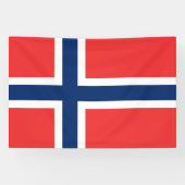 Noorwegen Spandoek (Horizontaal)
