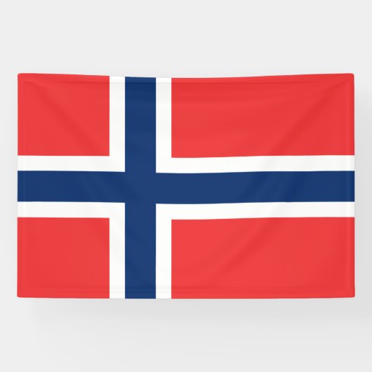 Noorwegen Spandoek (Horizontaal)