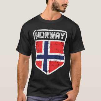 Noorwegen Sport Jersey Stijl Noorse Vlag Mannen Vr T-shirt