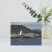 Noorwegen, Stavanger. Uitzichten langs Lysefjord. Briefkaart (Staand voorkant)