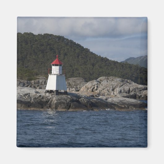 Noorwegen, Stavanger. Uitzichten langs Lysefjord. Magneet (Voorkant)