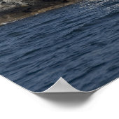 Noorwegen, Stavanger. Uitzichten langs Lysefjord. Poster (Hoek)