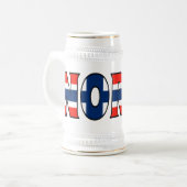 Noorwegen Stein Bierpul (Voorkant links)