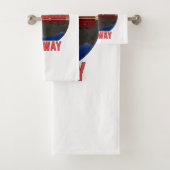 Noorwegen Sunndalsøra Revel Noors Bad Handdoek (Insitu)