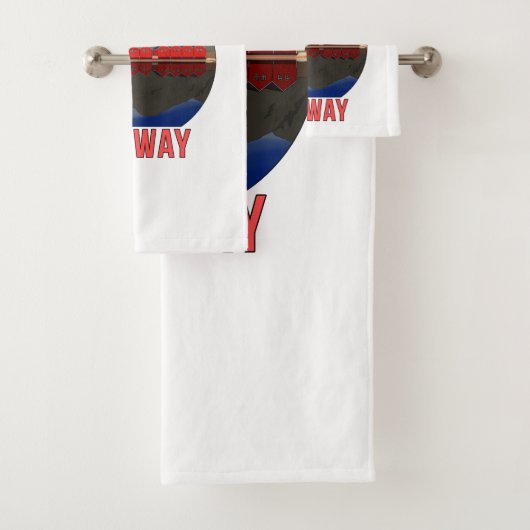 Noorwegen Sunndalsøra Revel Noors Bad Handdoek (Insitu)