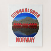Noorwegen Sunndalsøra Revel Noors Legpuzzel (Verticaal)