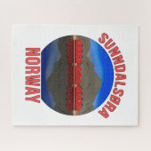 Noorwegen Sunndalsøra Revel Noors Legpuzzel (Horizontaal)