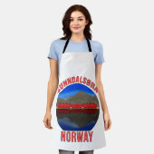 Noorwegen Sunndalsøra Revel Noors Schort (Gedragen)