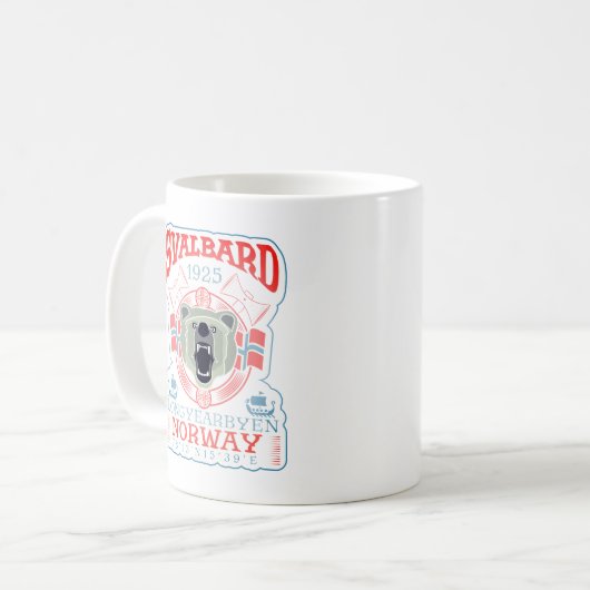 NOORWEGEN SVALBARD LONGYEARBYEN. KOFFIEMOK (Voorkant links)