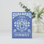 NOORWEGEN SVALBARD LONGYEARBYEN - POLAIRE BEER BRIEFKAART (Staand voorkant)