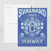 NOORWEGEN SVALBARD LONGYEARBYEN - POLAIRE BEER BRIEFKAART (Voorkant / Achterkant)