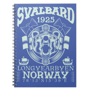NOORWEGEN SVALBARD LONGYEARBYEN - POLAIRE BEER NOTITIEBOEK