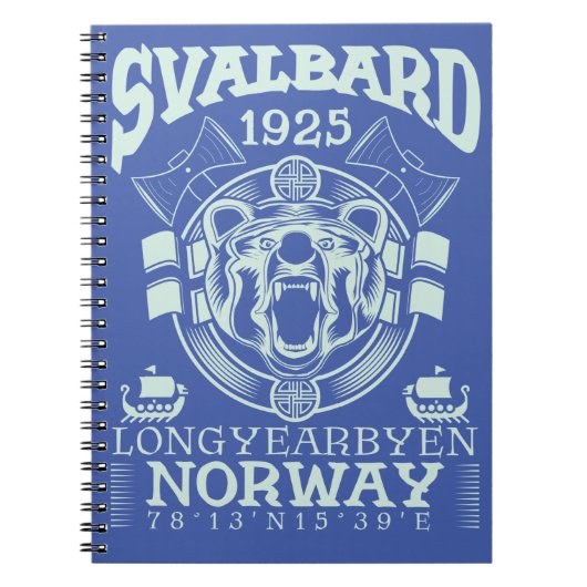 NOORWEGEN SVALBARD LONGYEARBYEN - POLAIRE BEER NOTITIEBOEK (Voorkant)