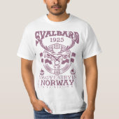NOORWEGEN SVALBARD LONGYEARBYEN - REINDEER T-SHIRT (Voorkant)