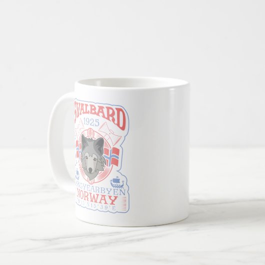 NOORWEGEN SVALBARD LONGYEARBYEN - SVALBARD ARCTIC  KOFFIEMOK (Voorkant links)