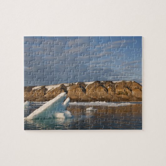 Noorwegen, Svalbard, Spitsbergen eiland, Zonsonder Legpuzzel (Horizontaal)