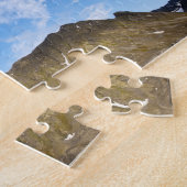 Noorwegen, Svalbard, wolken boven steile kliffen Legpuzzel (Zijkant)