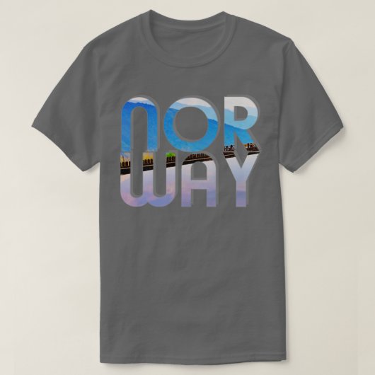 NOORWEGEN T-SHIRT (Design voorkant)