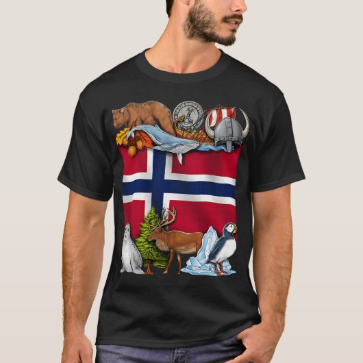 Noorwegen T-shirt (Voorkant)