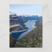 Noorwegen - Trolltunga Briefkaart (Voorkant)