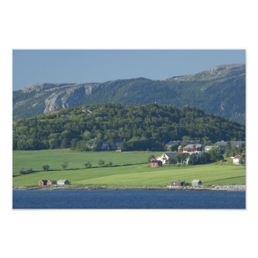 Noorwegen, Trondheimsforden, Trondheim. Typisch Foto Afdruk (Voorkant)