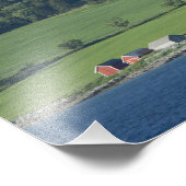Noorwegen, Trondheimsforden, Trondheim. Typisch Foto Afdruk (Hoek)
