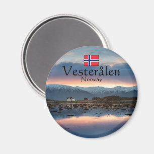 Noorwegen Vesteralen Souvenir Magneet