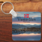 Noorwegen Vesteralen Souvenir Sleutelhanger (Voorkant)