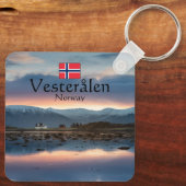 Noorwegen Vesteralen Souvenir Sleutelhanger (Achterkant)