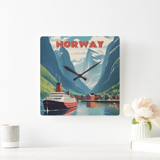 Noorwegen Vierkante Klok (Huis)