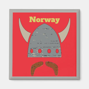 Noorwegen, Viking Head Magneet