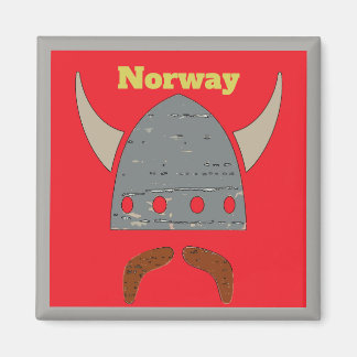 Noorwegen, Viking Head Magneet