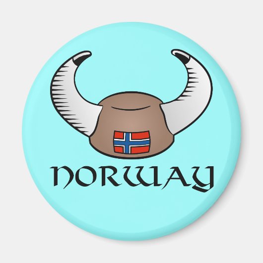 Noorwegen Viking Pet Magneet (Voorkant)