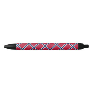 Noorwegen Vlag Balpen Zwarte Inkt Pen