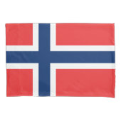 Noorwegen vlag kussensloop sleeve voor Norwegian p (Voorkant)